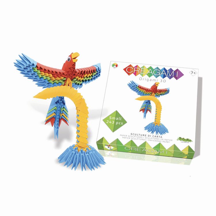 Produktbild: CREAGAMI - Origami 3D Papagei 243 Teile