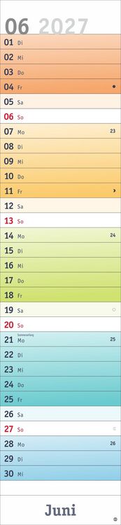Produktbild: Bunte Wochen Langplaner XL 2027