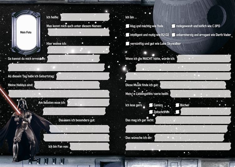 Produktbild: Star Wars Freundebuch: Meine Freunde