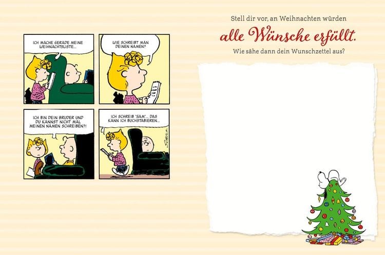 Produktbild: Peanuts Geschenkbuch: Mit Snoopy und den Peanuts durch den Advent