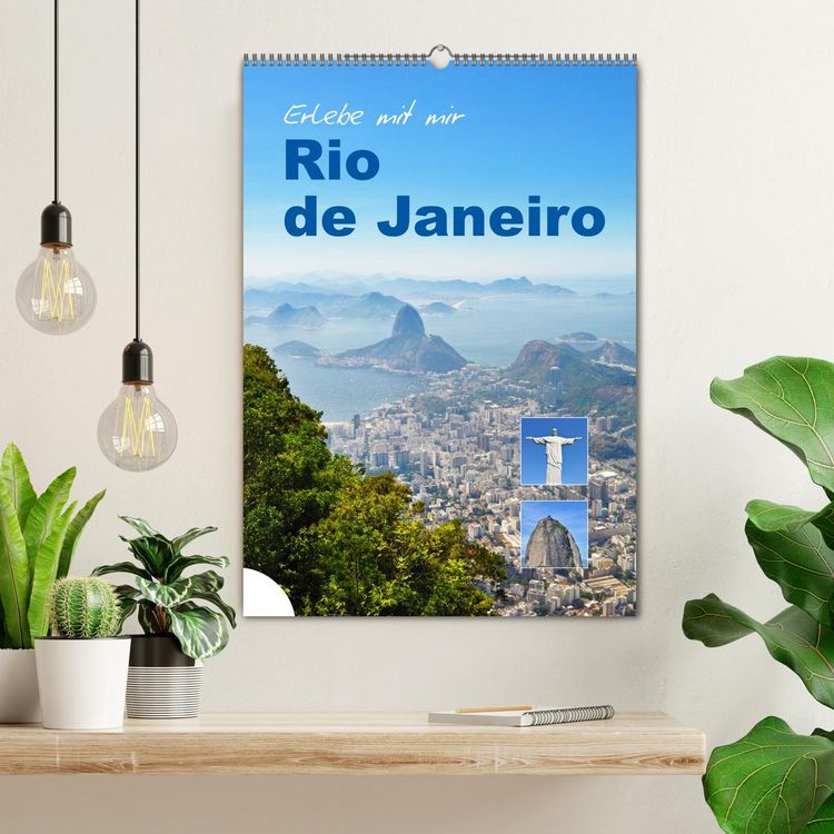Produktbild: Erlebe mit mir Rio de Janeiro (Wandkalender 2026 DIN A2 hoch), CALVENDO Monatskalender