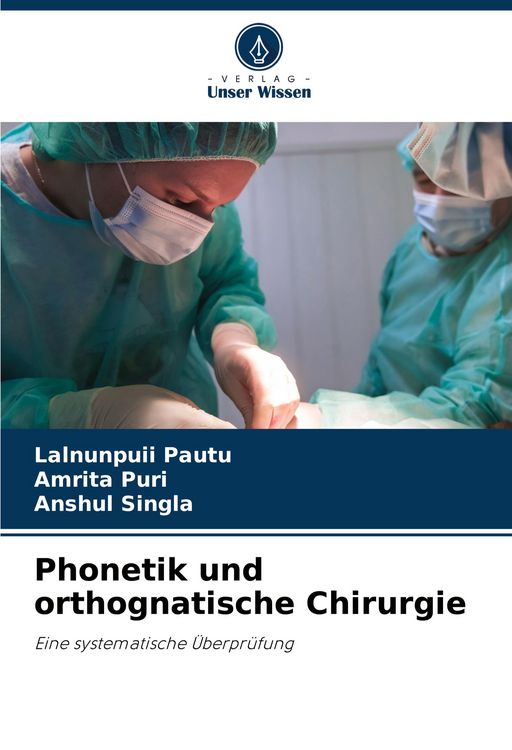 Produktbild: Phonetik und orthognatische Chirurgie