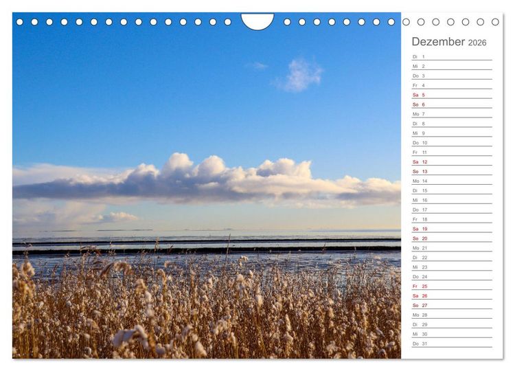 Produktbild: Nodseeinsel Sylt - Impressionen der beliebtesten Insel Deutschlands (Wandkalender 2026 DIN A4 quer), CALVENDO Monatskalender