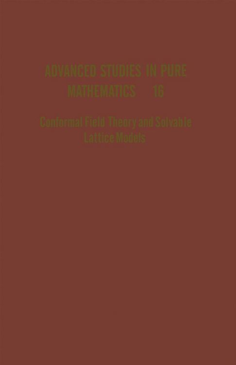 Produktbild: Conformal Field Theory and Solvable Lattice Models