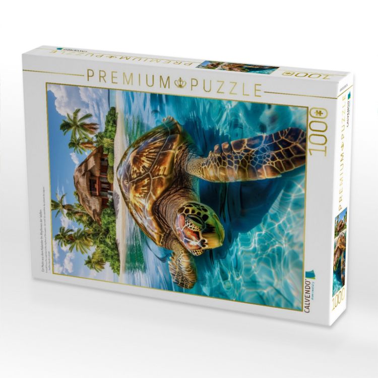 Produktbild: CALVENDO Puzzle Ein Motiv aus dem Kalender Im Rhythmus der Wellen | 1000 Teile Lege-Gr&ouml;&szlig;e 64x48cm Foto-Puzzle f&uuml;r gl&uuml;ckliche Stunden