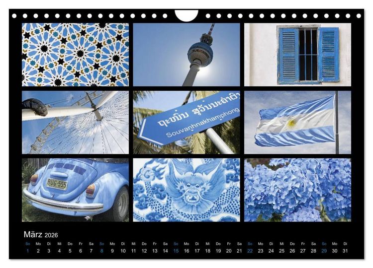 Produktbild: Colours (Wandkalender 2026 DIN A4 quer), CALVENDO Monatskalender
