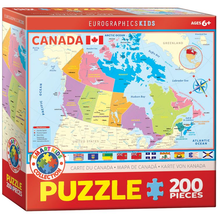 Produktbild: Karte von Kanada 200 Teile
