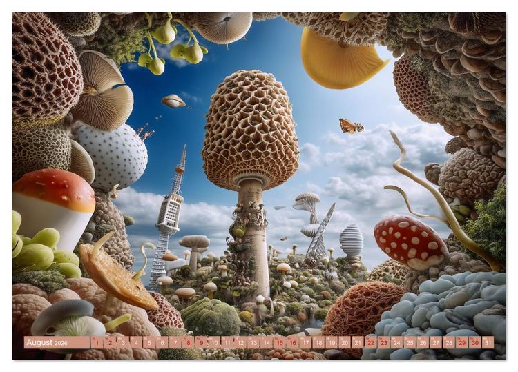 Produktbild: Fantastische Naturvisionen. Wo Gedanken zu Landschaften werden (Tischkalender 2026 DIN A5 quer), CALVENDO Monatskalender