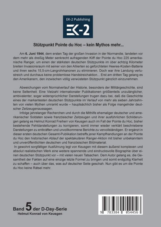 Produktbild: Pointe du Hoc &ndash; R&auml;tsel um einen deutschen St&uuml;tzpunkt
