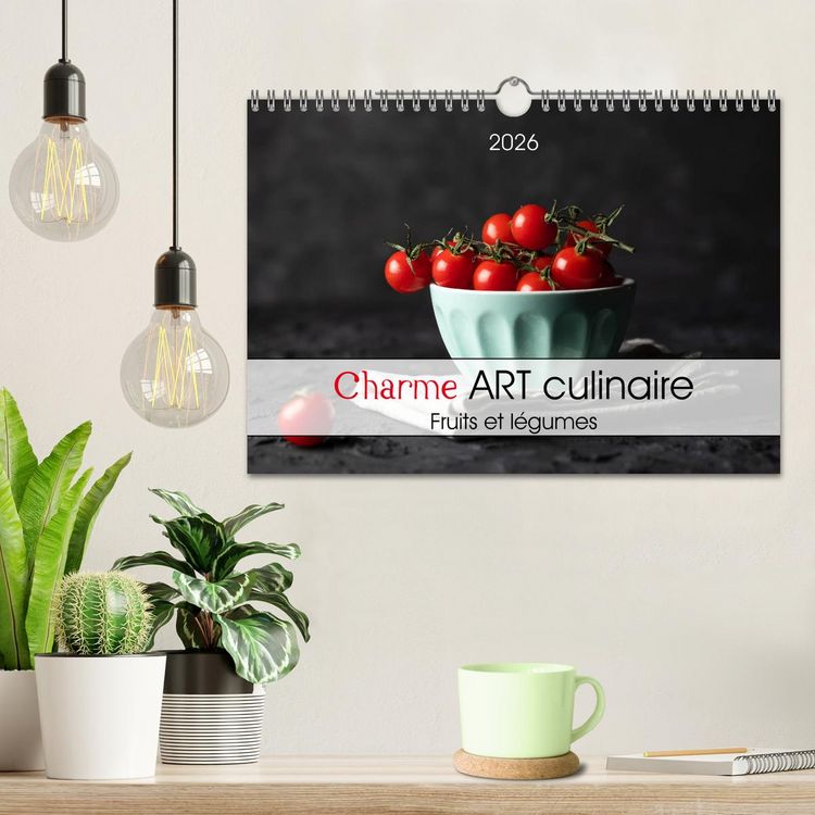 Produktbild: Charme ART culinaire (Calendrier mural 2026 DIN A4 vertical), CALVENDO calendrier mensuel
