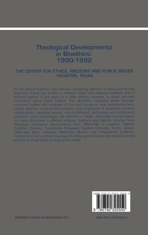 Produktbild: Bioethics Yearbook