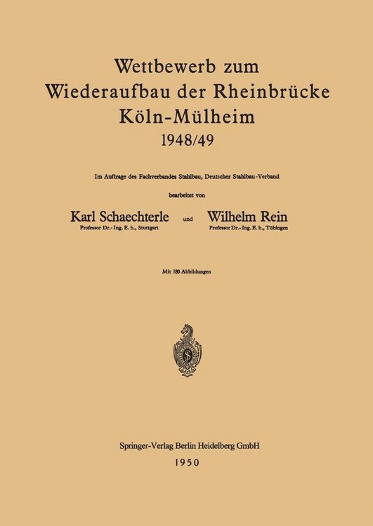 Produktbild: Wettbewerb zum Wiederaufbau der Rheinbr&uuml;cke K&ouml;ln-M&uuml;lheim 1948/49