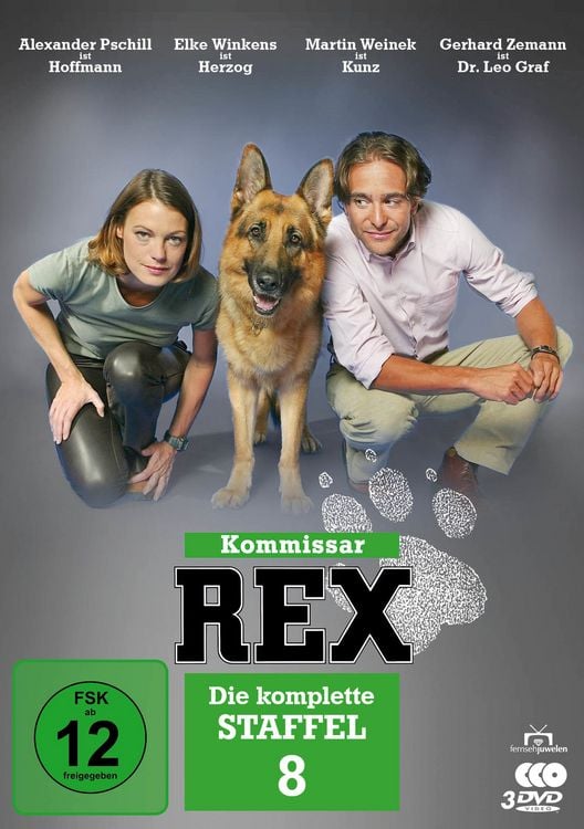 Produktbild: Kommissar Rex - Die komplette 8. Staffel [3 DVDs]