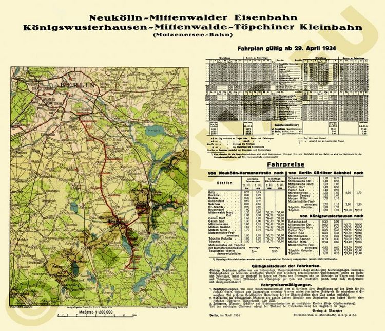 Produktbild: Neuk&ouml;lln-Mittenwalder Eisenbahn