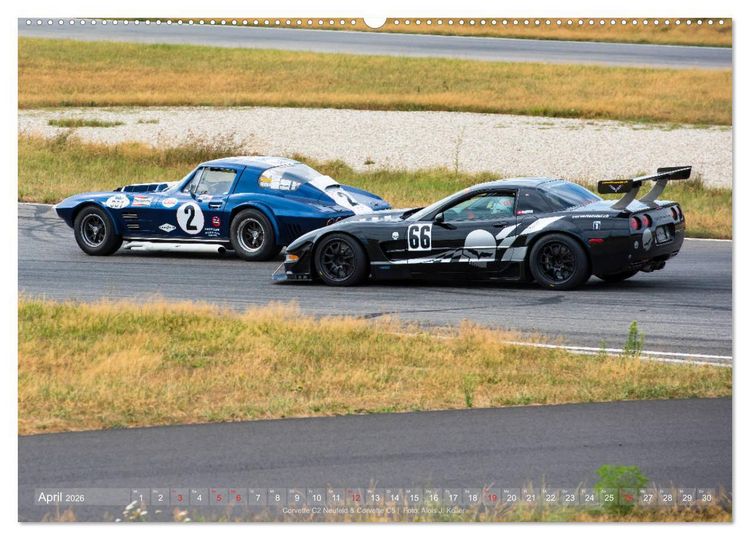 Produktbild: Corvette Racing 2026 (Wandkalender 2026 DIN A2 quer), CALVENDO Monatskalender