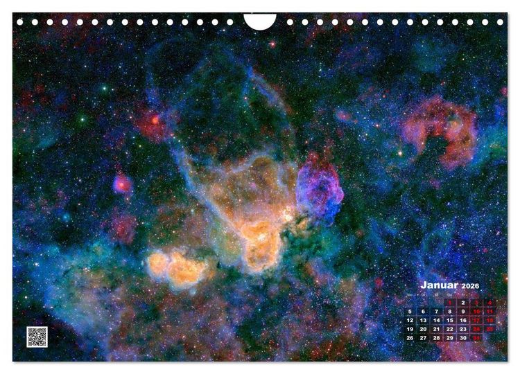Produktbild: Neue Astrofotos von Stefan Ziegenbalg (Wandkalender 2026 DIN A4 quer), CALVENDO Monatskalender