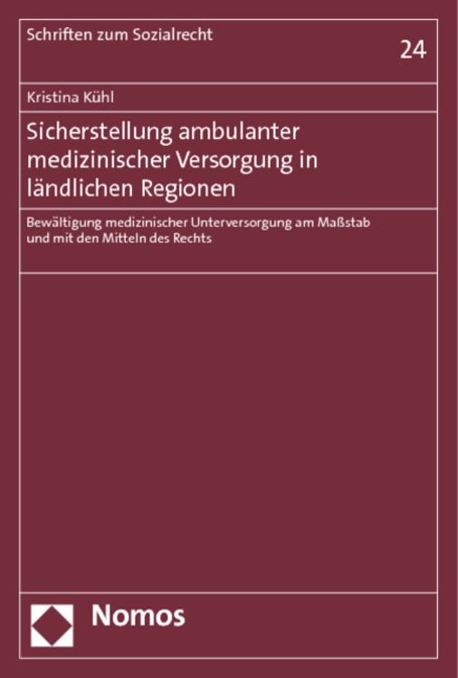 Produktbild: Sicherstellung ambulanter medizinischer Versorgung in ländlichen Regionen