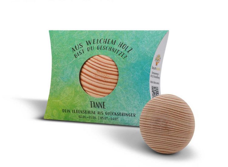 Produktbild: Handschmeichler Tanne 45mm mit Baumhoroskop