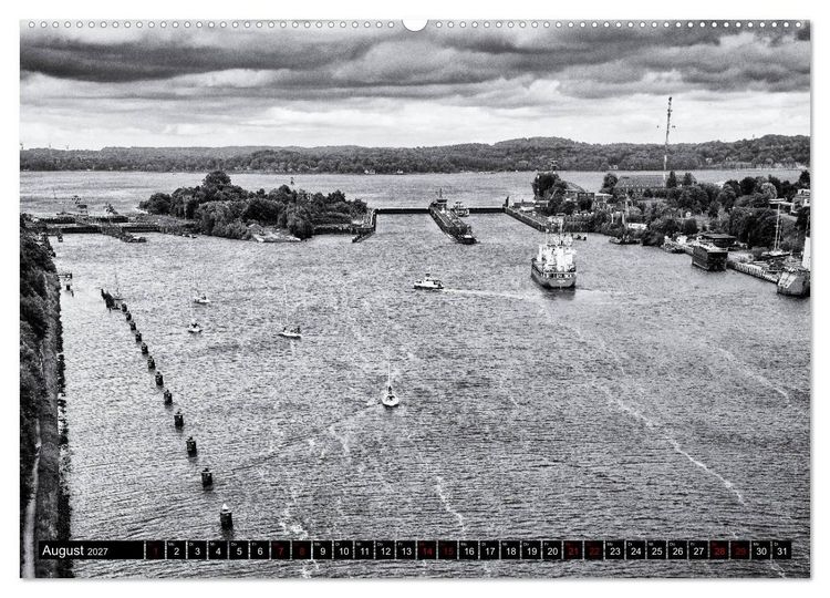 Produktbild: Ein Blick auf Kiel (Wandkalender 2027 DIN A2 quer), CALVENDO Monatskalender