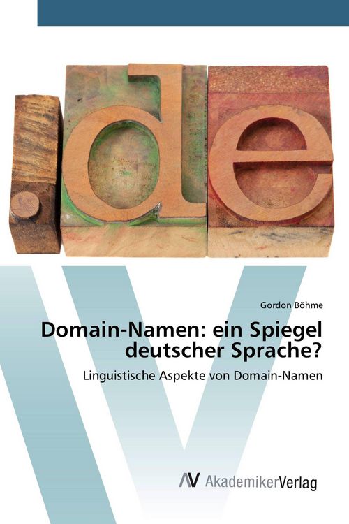 Produktbild: Domain-Namen: ein Spiegel deutscher Sprache?