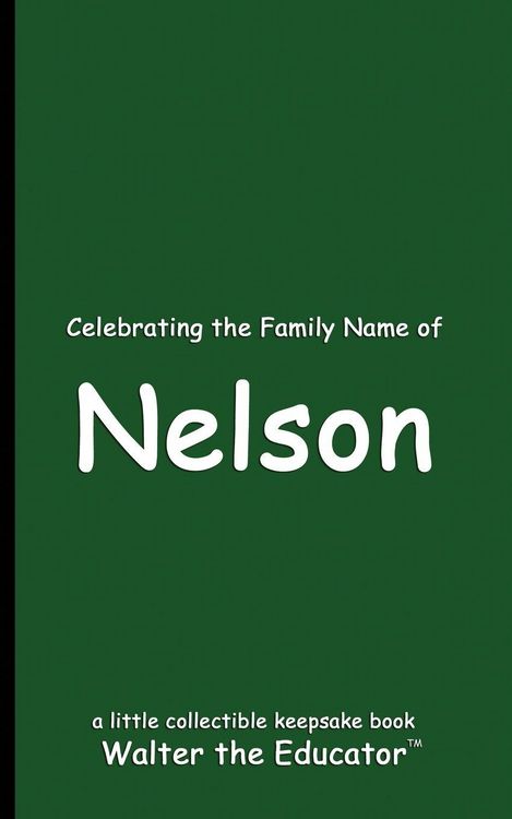 Produktbild: Celebrating the Family Name of Nelson
