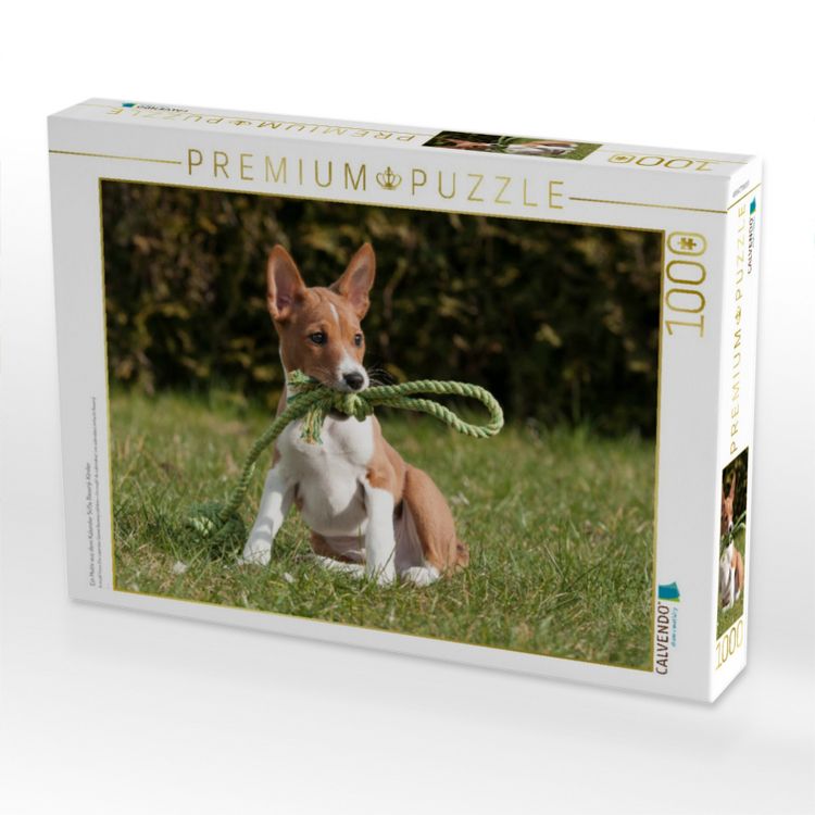 Produktbild: CALVENDO Puzzle Ein Motiv aus dem Kalender S&uuml;&szlig;e Basenji-Kinder | 1000 Teile Lege-Gr&ouml;&szlig;e 64x48cm Foto-Puzzle f&uuml;r gl&uuml;ckliche Stunden