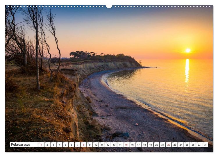 Produktbild: Insel R&uuml;gen - Meine wilde Ostsee-Romanze (Wandkalender 2026 DIN A2 quer), CALVENDO Monatskalender