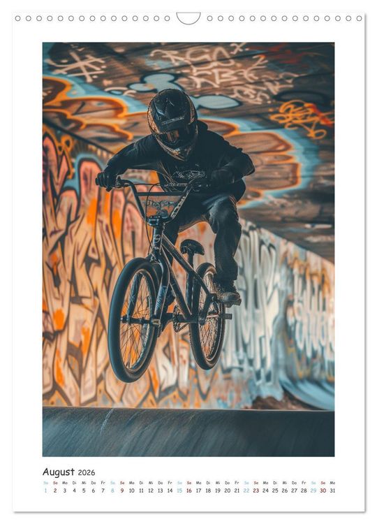 Produktbild: BMX Action (Wandkalender 2026 DIN A3 hoch), CALVENDO Monatskalender