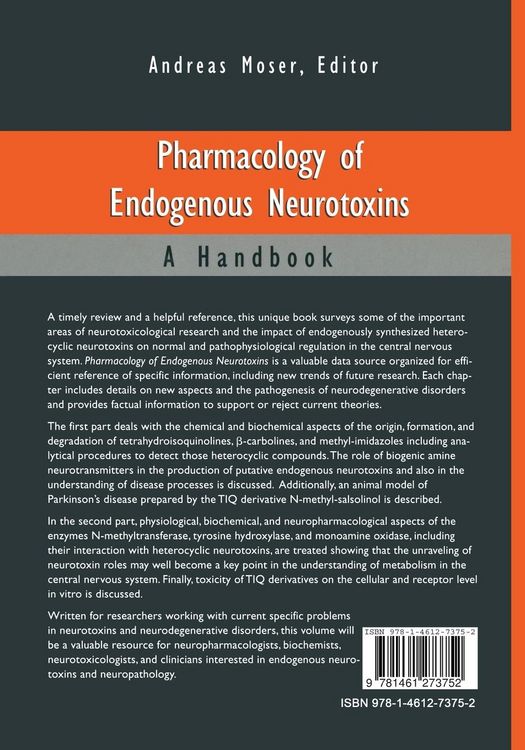 Produktbild: Pharmacology of Endogenous Neurotoxins