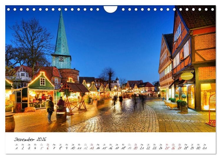 Produktbild: Unser buntes Bergedorf (Wandkalender 2026 DIN A4 quer), CALVENDO Monatskalender
