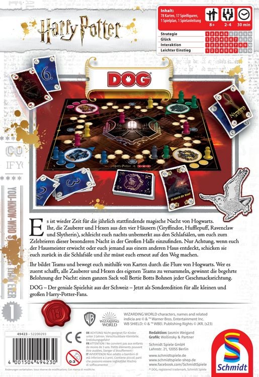 Produktbild: Schmidt Spiele - Wizarding World - DOG Harry Potter