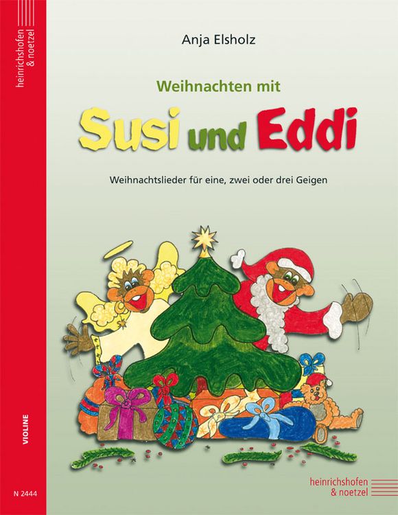 Produktbild: Susi und Eddi. Geigenschule f&uuml;r Kinder ab 5 Jahren. F&uuml;r Einzel- und Gruppenunterricht / Weihnachten mit Susi und Eddi