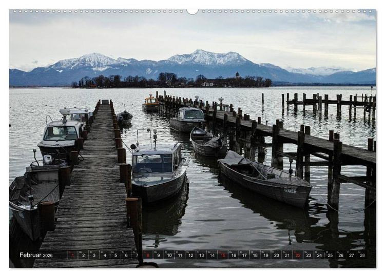Produktbild: Stille Tage am Chiemsee (Wandkalender 2026 DIN A2 quer), CALVENDO Monatskalender