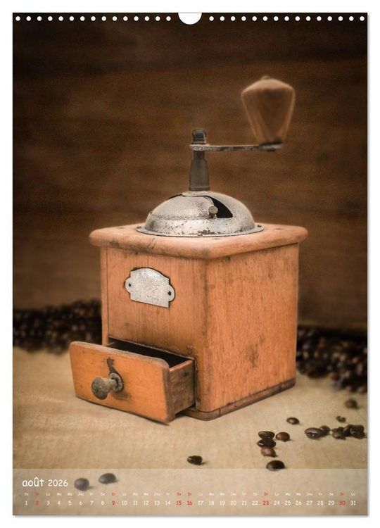 Produktbild: Des vieux Moulins &agrave; Caf&eacute; (Calendrier mural 2026 DIN A3 horizontal), CALVENDO calendrier mensuel