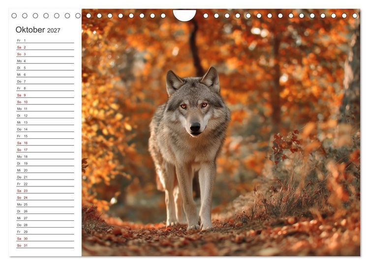 Produktbild: Die Seele der Wildnis (Wandkalender 2027 DIN A4 quer), CALVENDO Monatskalender