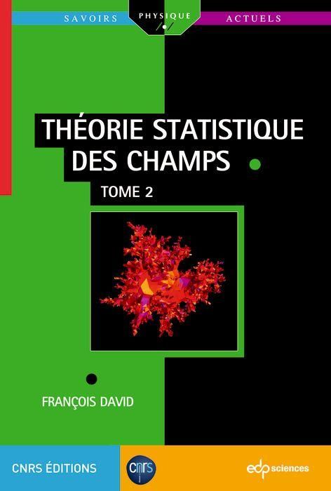 Produktbild: Th&eacute;orie statistique des champs