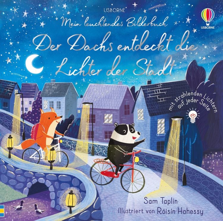Bild vom Artikel Mein leuchtendes Bilderbuch: Der Dachs entdeckt die Lichter der Stadt vom Autor Sam Taplin