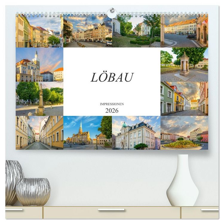 Produktbild: L&ouml;bau Impressionen (hochwertiger Premium Wandkalender 2026 DIN A2 quer), Kunstdruck in Hochglanz