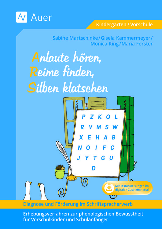 Produktbild: Diagnose und F&ouml;rderung im Schriftspracherwerb, Anlaute h&ouml;ren, Reime finden, Silben klatschen