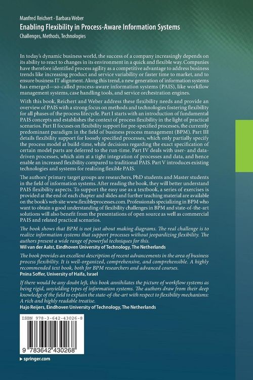 Enabling Flexibility in Process-Aware Information Systems
