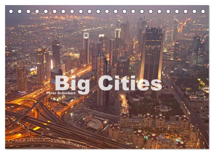 Produktbild: Big Cities (Tischkalender 2026 DIN A5 quer), CALVENDO Monatskalender