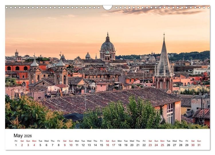 Produktbild: Wonders of Rome (Wall Calendar 2026 DIN A3 landscape), CALVENDO 12 Month Wall Calendar