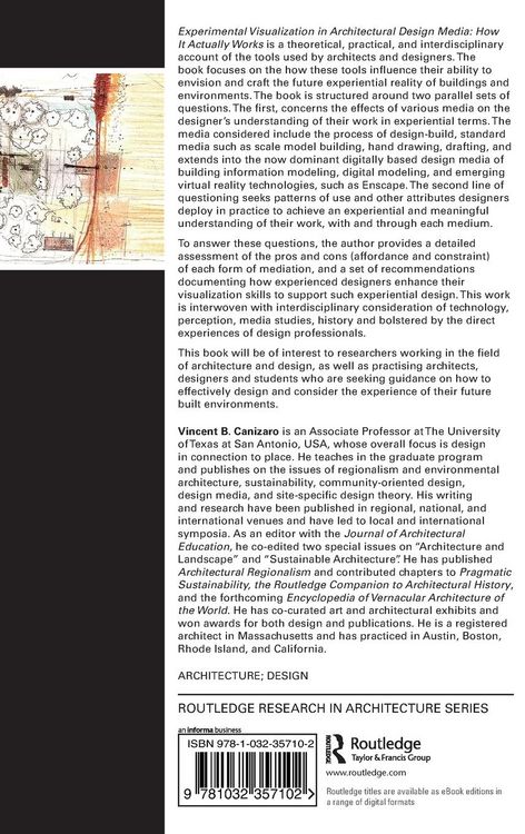 Produktbild: Experiential Visualization in Architectural Design Media
