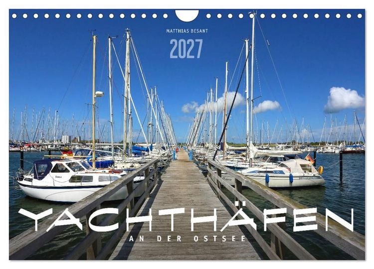 Produktbild: YACHTH&Auml;FEN AN DER OSTSEE (Wandkalender 2027 DIN A4 quer), CALVENDO Monatskalender
