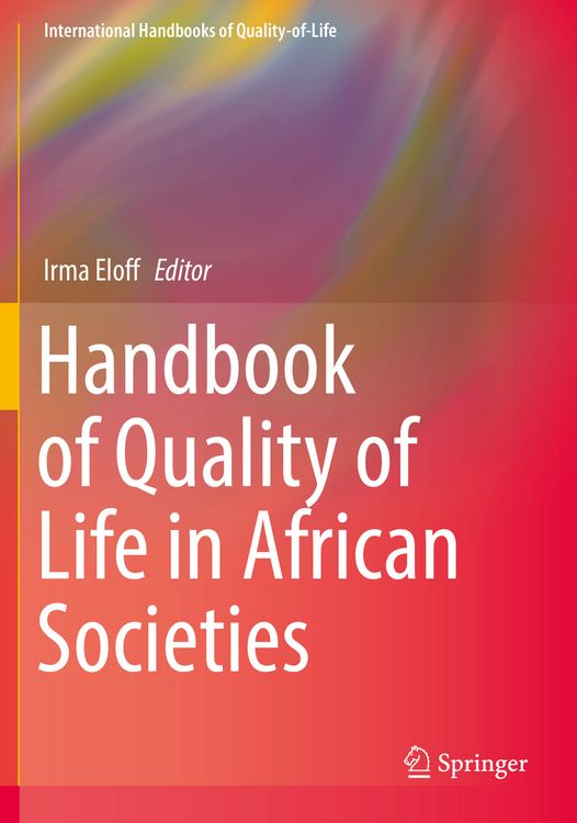 Produktbild: Handbook of Quality of Life in African Societies