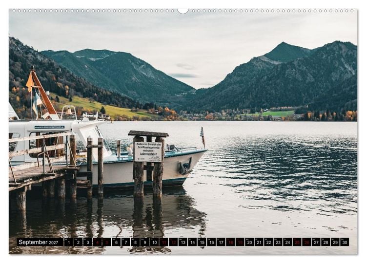Produktbild: Bayrische Seen und W&auml;lder (Wandkalender 2027 DIN A2 quer), CALVENDO Monatskalender