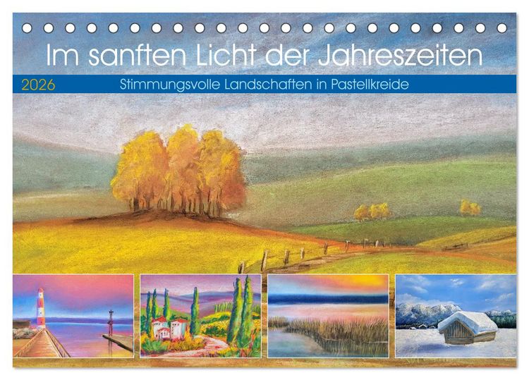 Produktbild: Im sanften Licht der Jahreszeiten. (Tischkalender 2026 DIN A5 quer), CALVENDO Monatskalender