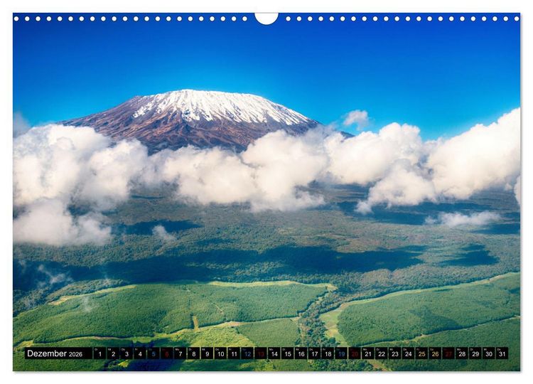 Produktbild: Kilimanjaro - das Dach Afrikas (Wandkalender 2026 DIN A3 quer), CALVENDO Monatskalender