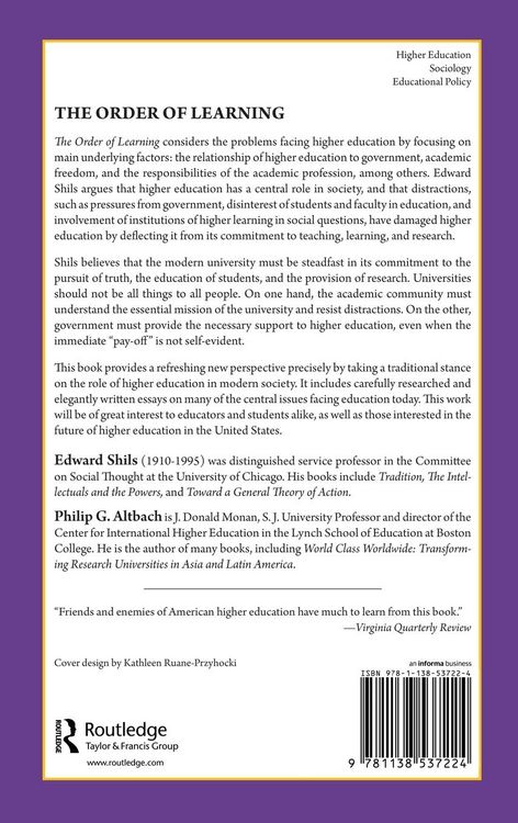 Produktbild: The Order of Learning