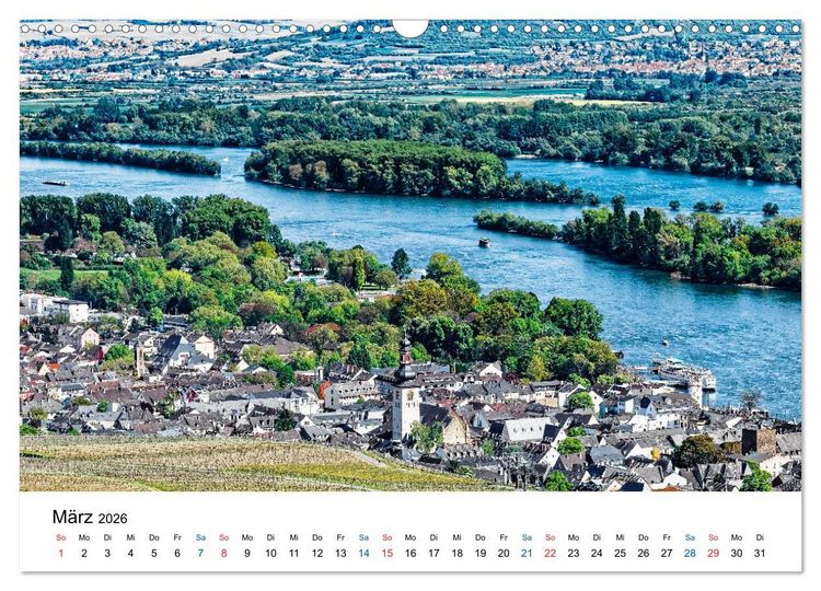 Produktbild: Rheingau - Rhein Riesling Kultur (Wandkalender 2026 DIN A3 quer), CALVENDO Monatskalender